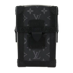 Louis Vuitton Black Shoulder Vertical Wearable Wallet Trunk Crossbody Bag